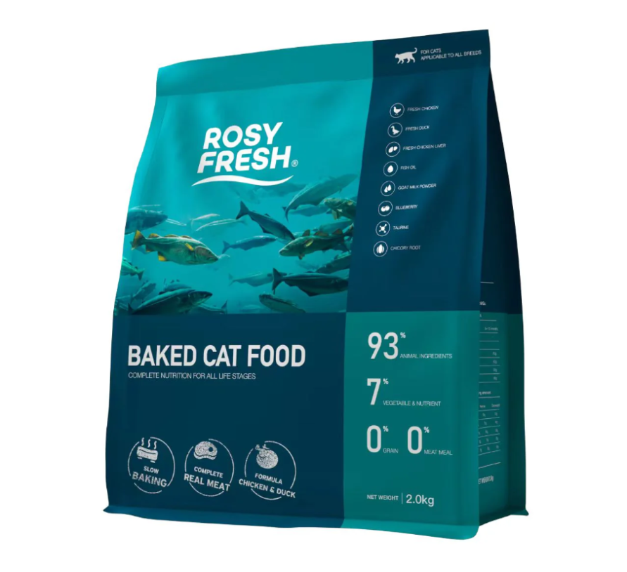 Rosy Fresh Chicken and Duck Baked Cat Food 2kg